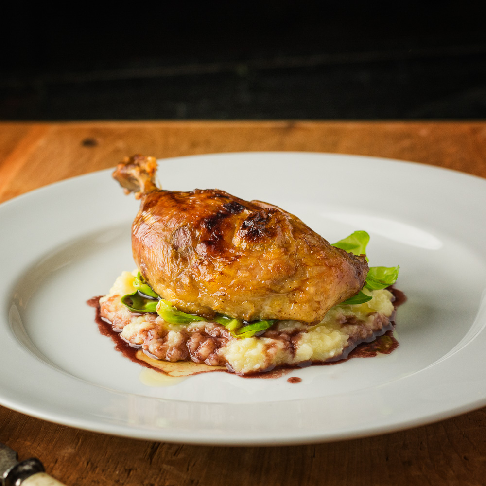 Elegant Roast Duck Dinner: Sous Vide Perfection with Parsnip Puree